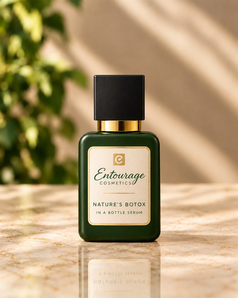 Entourage Cosmetics Botox in a Bottle Serum bottle.