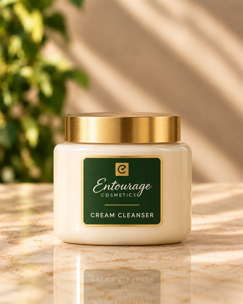 Entourage Cosmetics Cream Cleanser jar.