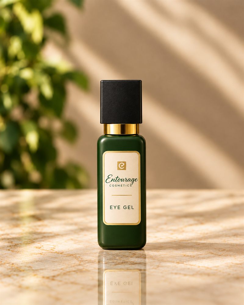 Entourage Cosmetics Eye Gel bottle.
