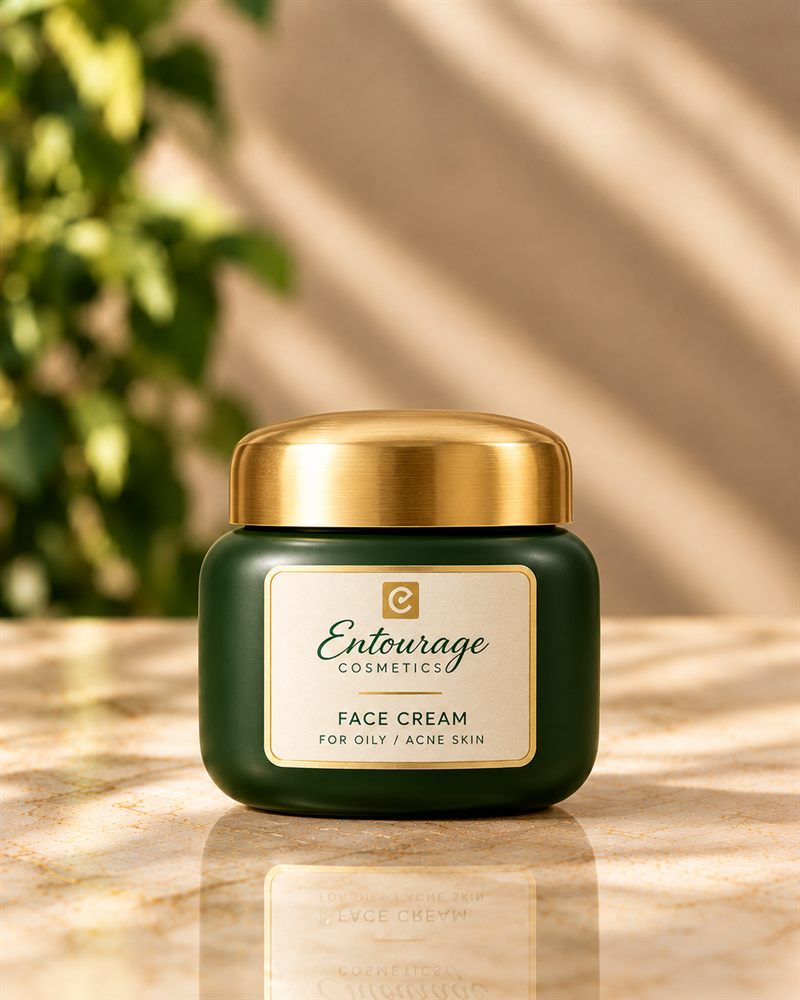 Entourage Cosmetics Face Cream for Oily / Acne Skin jar.